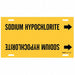 Pipe Mrkr Sodium Hypchlrte 10in H 24in W