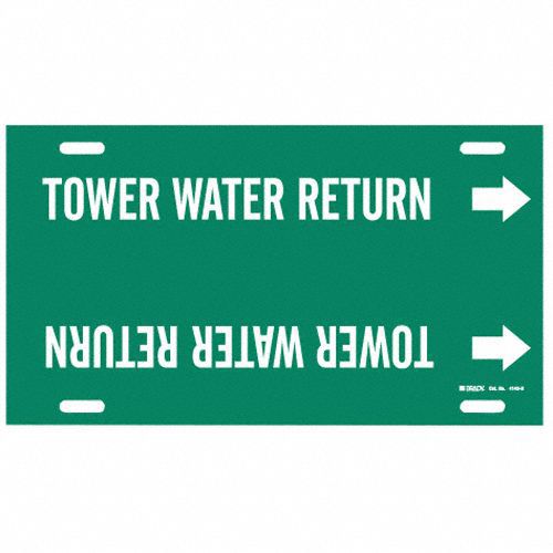 Pipe Mrkr Tower Watr Retrn 10in H 32in W