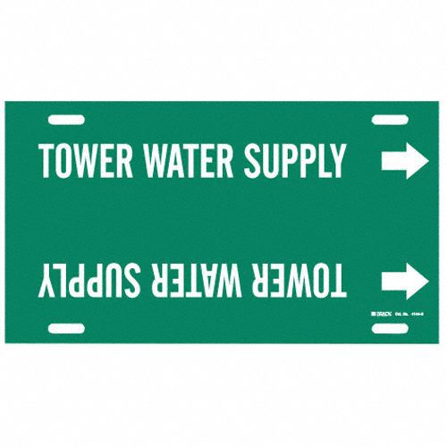 Pipe Mrkr Tower Watr Spply 10in H 32in W