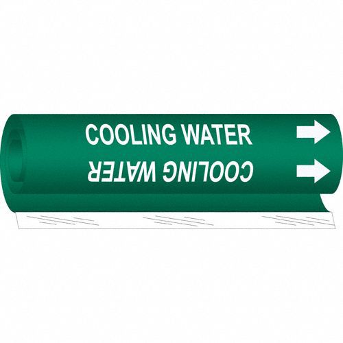 Pipe Marker Cooling Water 26in H 12in W