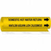 Pipe Mrkr Domestic Hot Watr Return 5in H