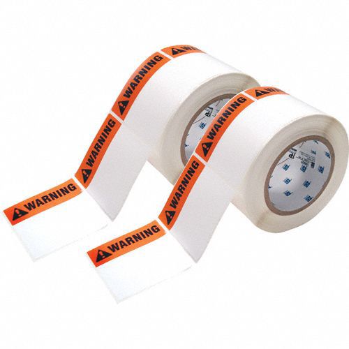 Pre-CutLabelStockRoll White Gloss PK2