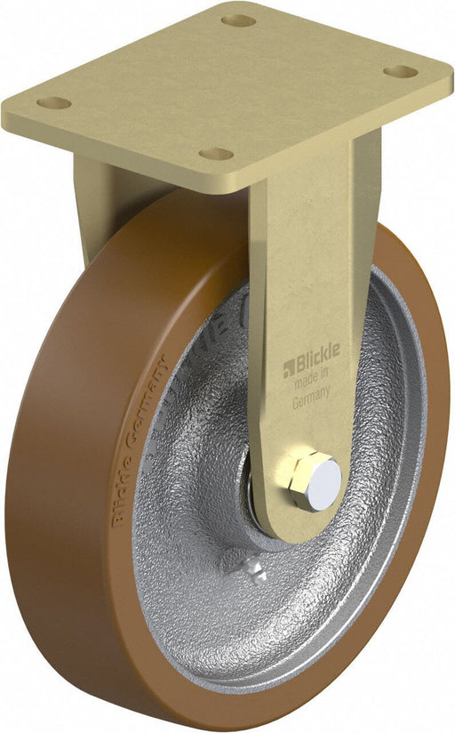 Plate Caster Rigid Polyurethane 9 5/8 H