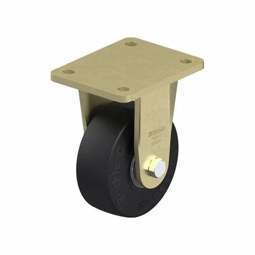 Plate Caster Rigid Rubber 6 11/16 H