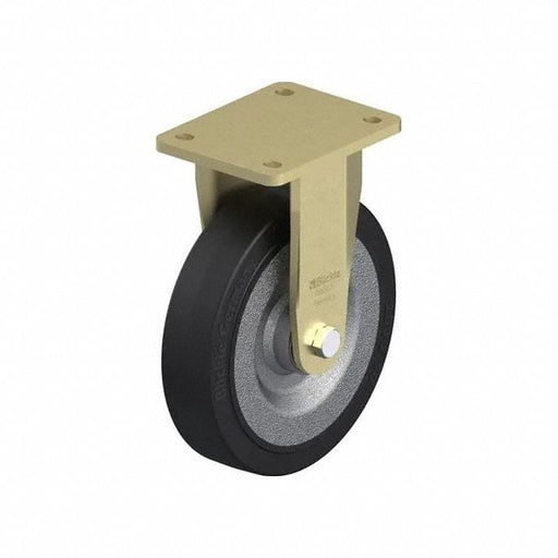 Plate Caster Rigid Rubber 9 5/8 H