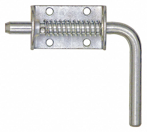 Spring Latch Assembly Silver Steel Zinc