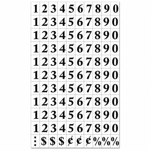 Number Label Vinyl