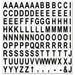 Letter and Number Label Set Vinyl