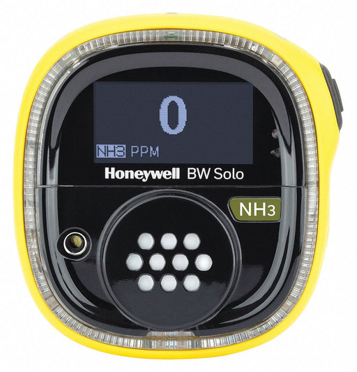 Single Gas Detector Black/Yellow 2-5/8 H
