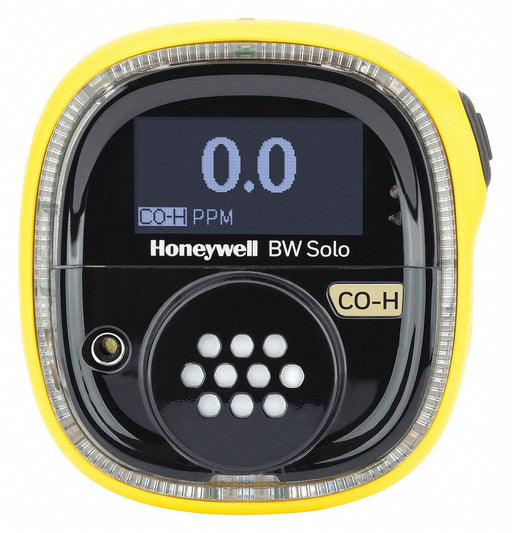Single Gas Detector Black/Yellow 2-5/8 H