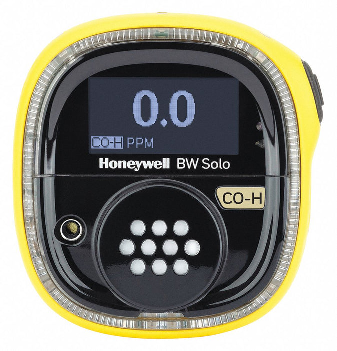 Single Gas Detector Black/Yellow 2-5/8 H