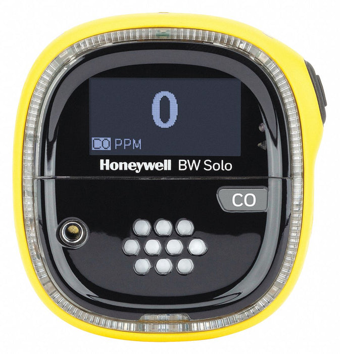 Single Gas Detector Black/Yellow 2-5/8 H