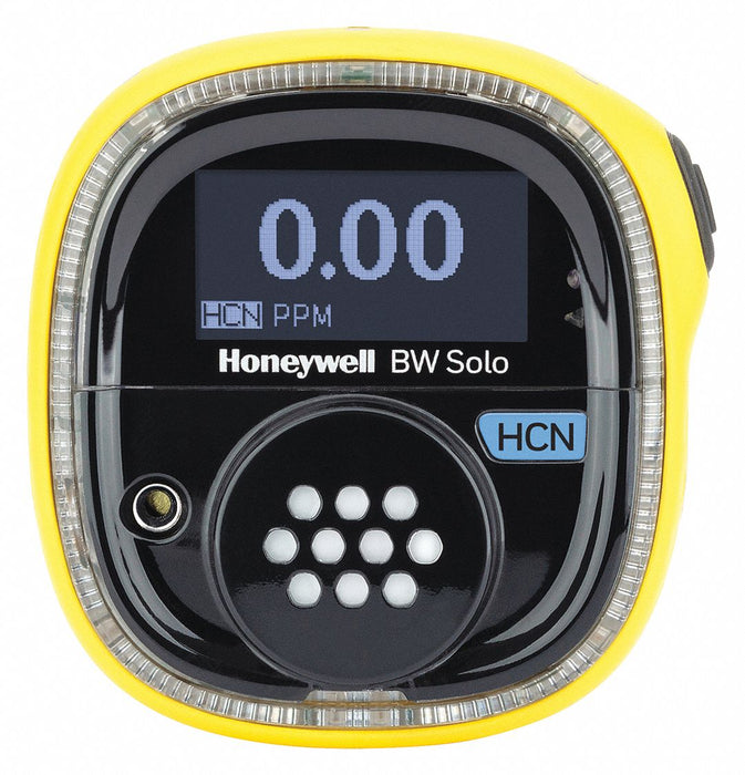 Single Gas Detector Black/Yellow 2-5/8 H