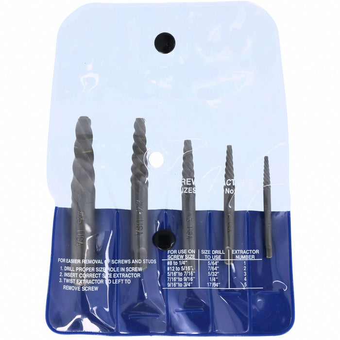 Screw Extractor Set Carbon Steel