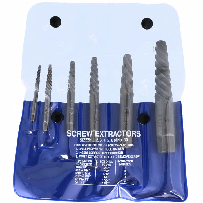 Screw Extractor Set Carbon Steel