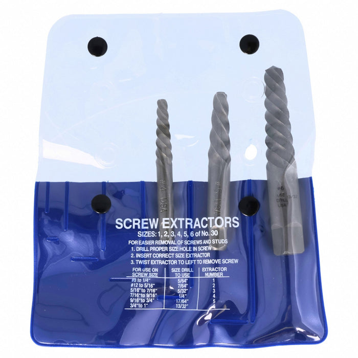 Screw Extractor Set Carbon Steel