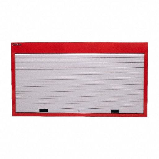 Pegboard Wall Cabinet 37 x67 x6 Red