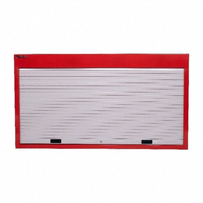 Pegboard Wall Cabinet 37 x67 x6 Red