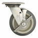 Washable Plate Caster Wheel 6 600 lb.