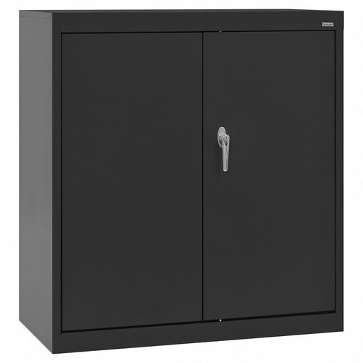 Shelving Cabinet Black Cap. 180 lb Keyed