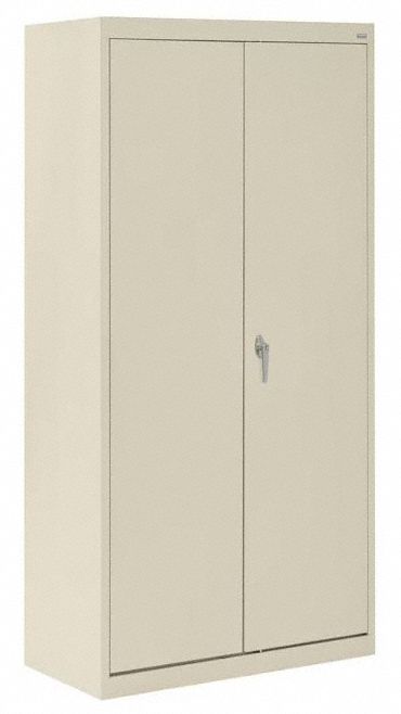 Storage Cabinet 72 x36 x18 Putty 4Shlv