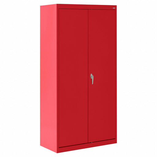 Combination Storage Cabinet Red 180 lb
