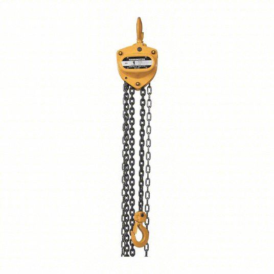 Handchain Hoist with Safety Hook