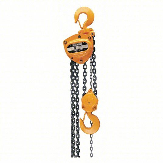 Handchain Hoist with Safety Hook