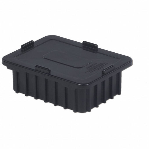 Lid 5 in W Plastic Black