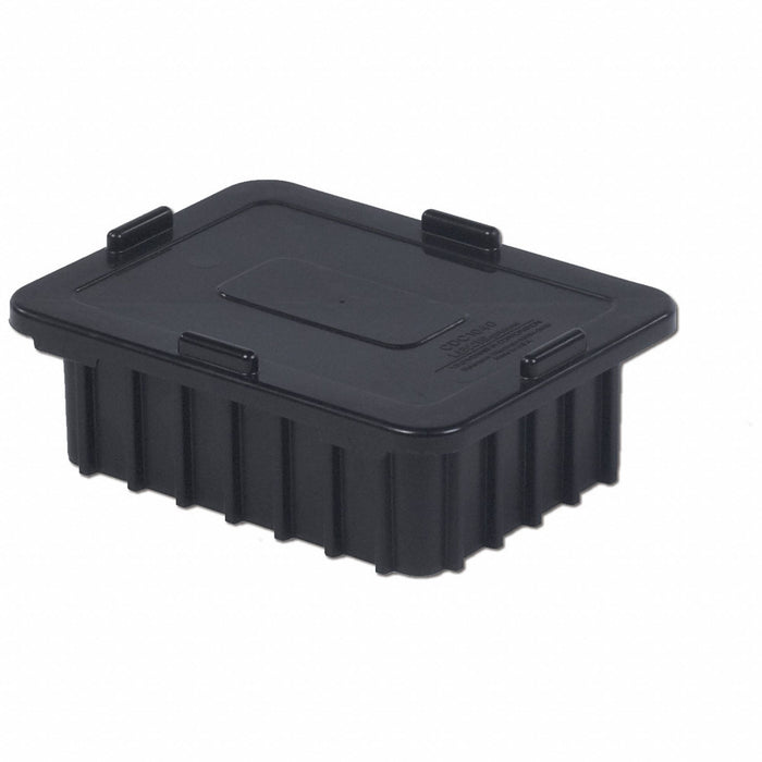 Lid 5 in W Plastic Black