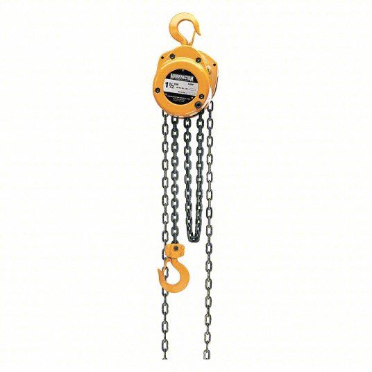 Handchain Hoist with Safety Hook