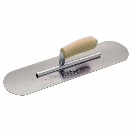 Pool Trowel 16 L Carbon Steel Round