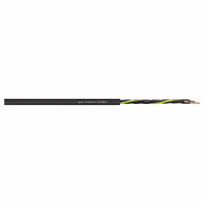 Control Cable 17 AWG Black PVC 600 V