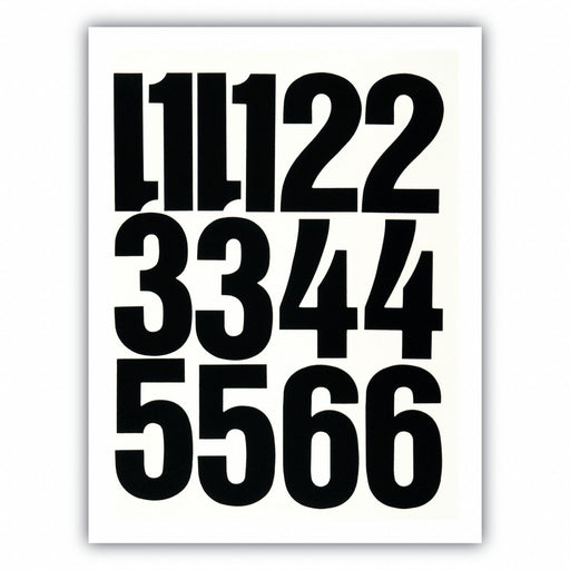 Number Label Vinyl PK23