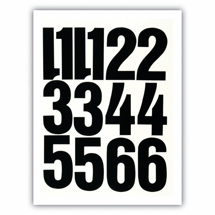 Number Label Vinyl PK23