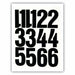 Number Label Vinyl PK23
