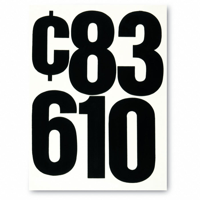 Number Label Vinyl PK21