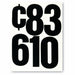 Number Label Vinyl PK21