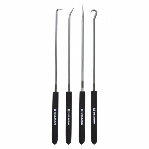 Hook/Pick Set Steel Knurled 9 3/4 L PK4
