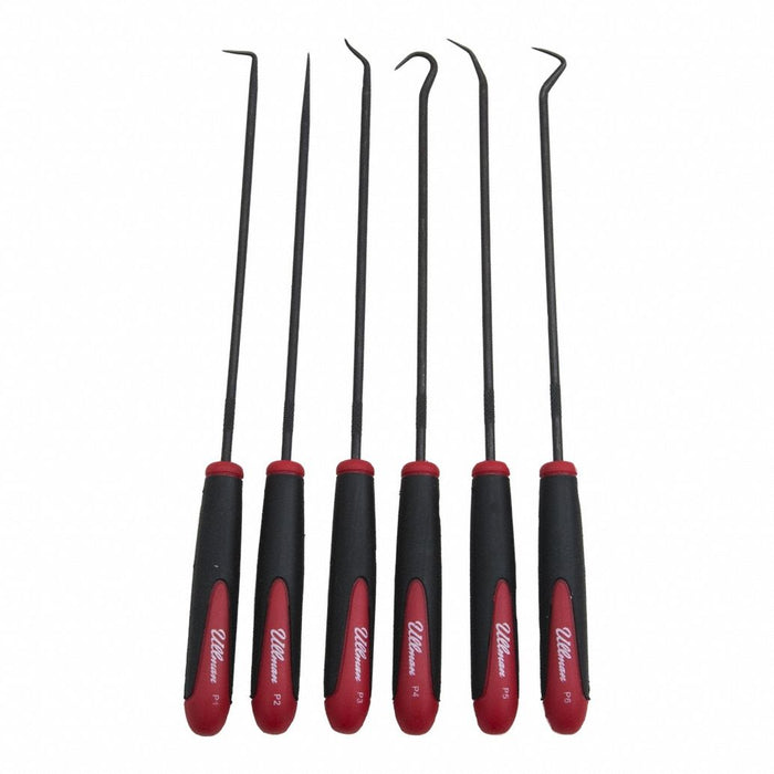 Hook/Pick Set Steel Knurled 9 3/4 L PK6
