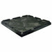 BulkContainerLid 45.5inW Plastic Black