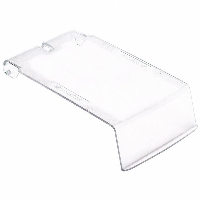 Lid 3.5 in W Plastic Clear