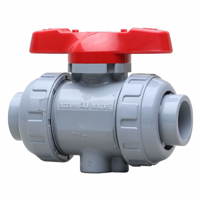 Manual 2-Way Ball Valve Socket CPVC