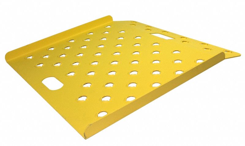 Curb Ramp Alum. Yellow 26 in W 18 in L