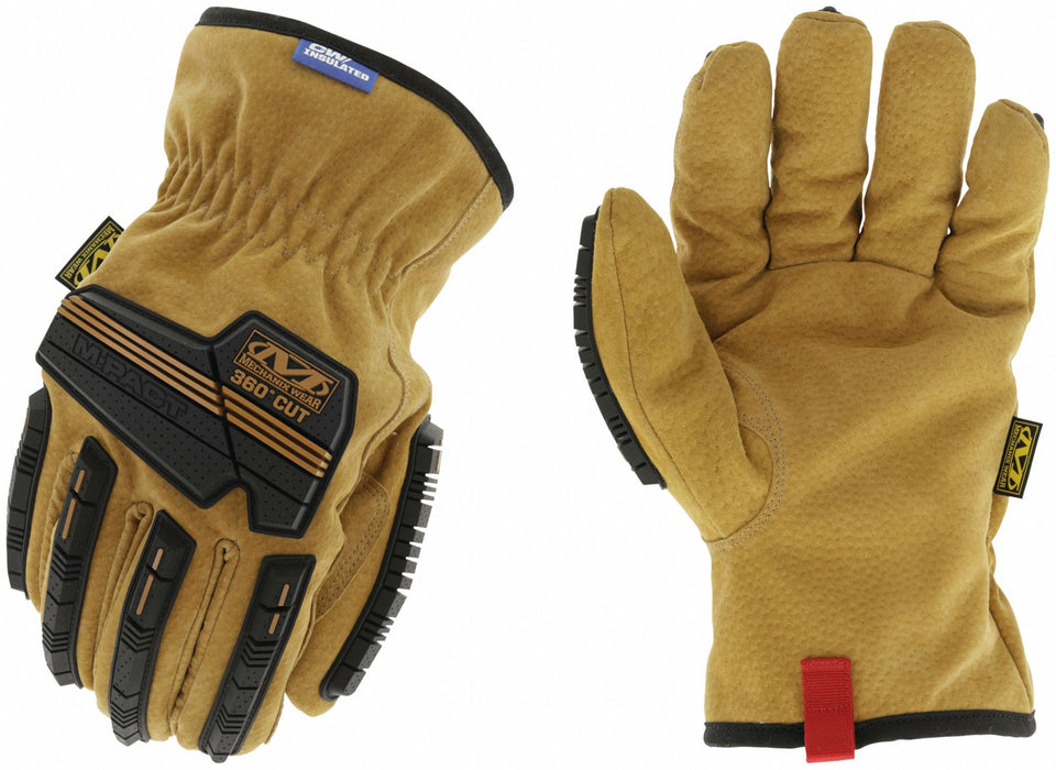 Mechanics Style Gloves Black/Tan S/8 PR