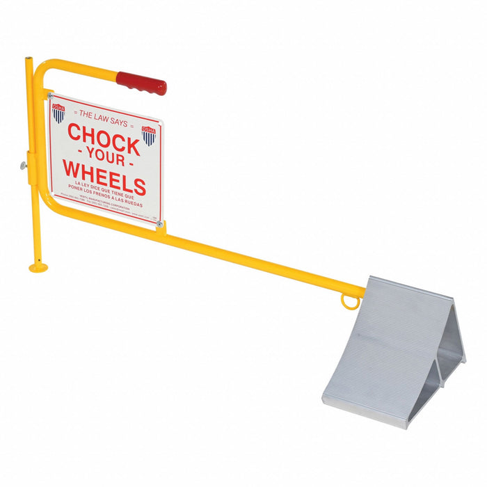 Aluminum Wheel Chock w/Flag
