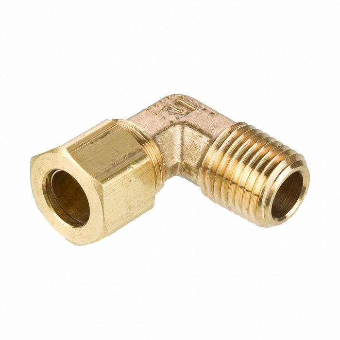 Elbow Brass Comp. 1/4 in MNPT 1/8 in