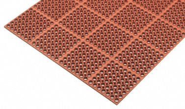 Matting Light Red 10 ft.L Rubber