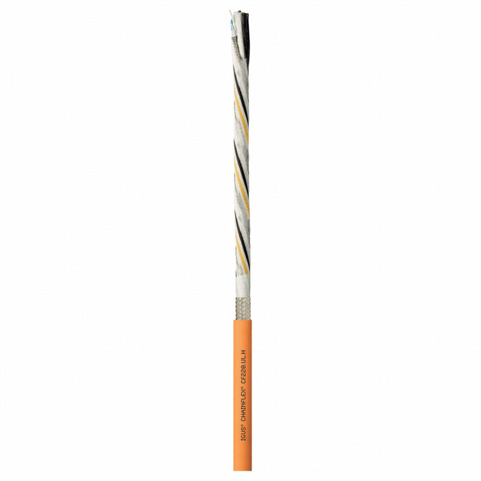 ServoMotorCable Orange 0.65in-OD 1000V
