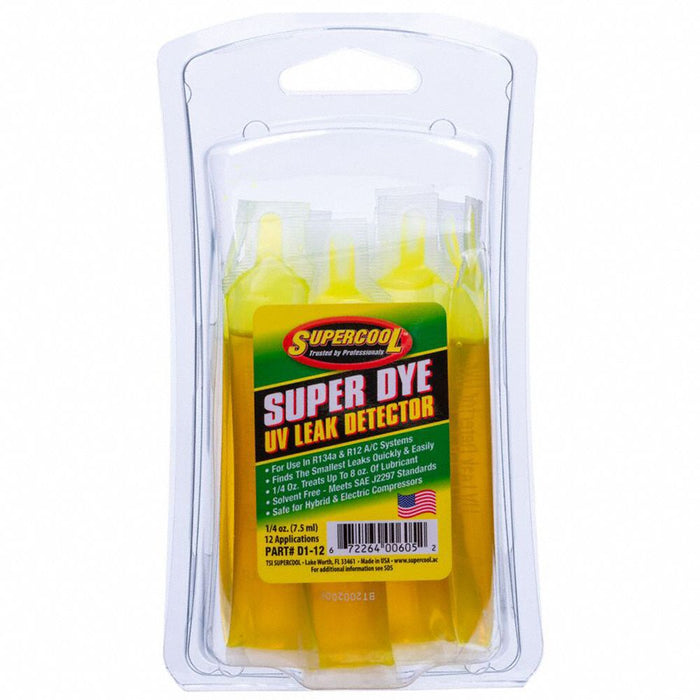 A/C Leak Detection Dye .25 Oz PK12
